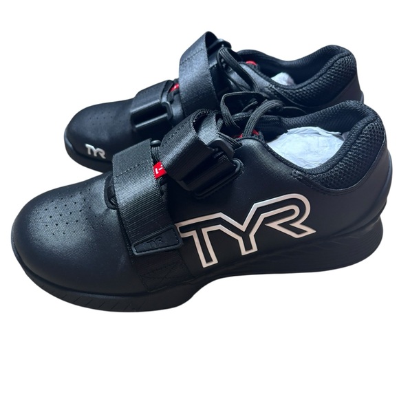 TYR L-1 Lifter Shoes Women’s Size 9 Black White Weightlifting Gym Sneakers - Picture 3 of 7